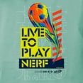 thumbnail image 3 of CafePress - Live To Play Nerf Soccer T Shirt - Womens Comfort Colors® Shirt, 3 of 4