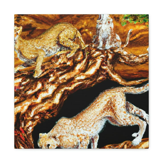 Cheetah in Regal Purr - Canvas