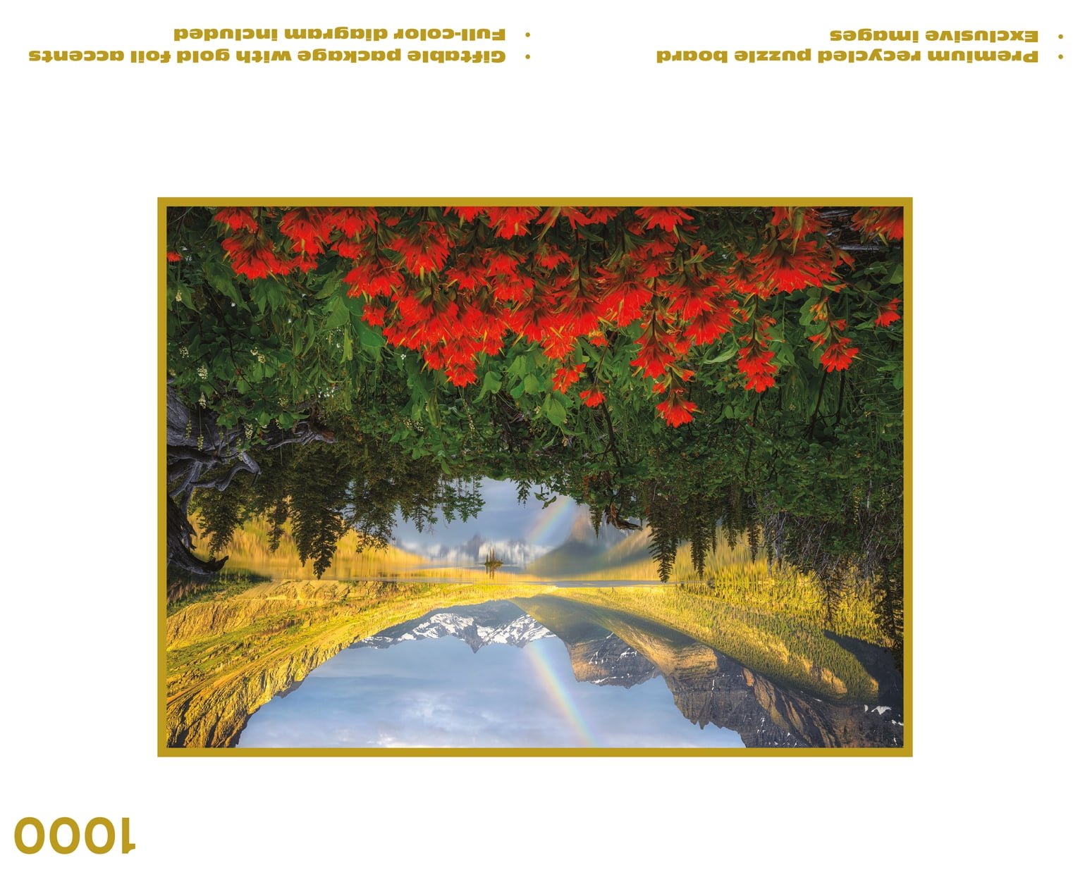 Buffalo Games 1000-Piece Gold Rainbow Days Jigsaw Puzzle