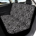 thumbnail image 4 of Pzuqiu Sugar Skull Damask Car Decor Accessories Interior Accessories Car Seat Covers Easy to Install 3 PCS Car Seat Covers Full Set Fit for Truck most Cars, 4 of 10