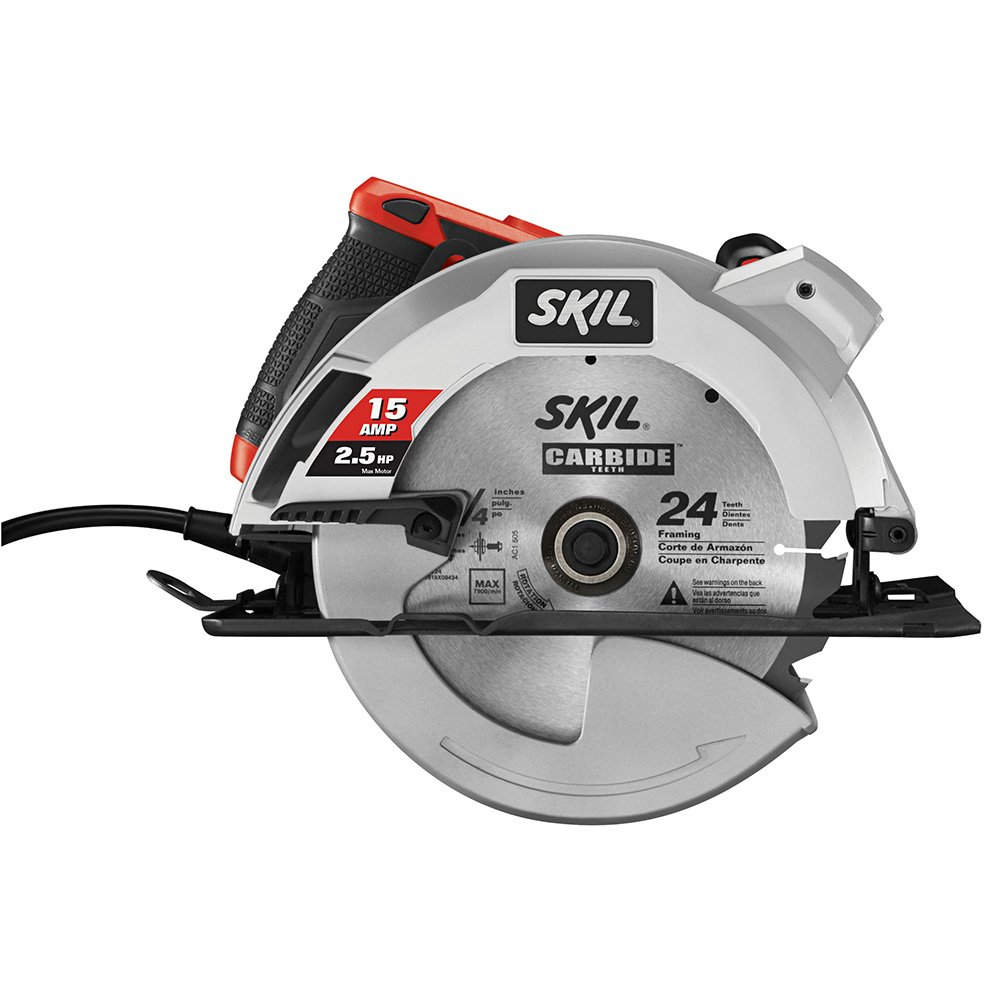 SKIL 5280-01 15-Amp 7-1/4-Inch Circular Saw with Single Beam Laser Guide 