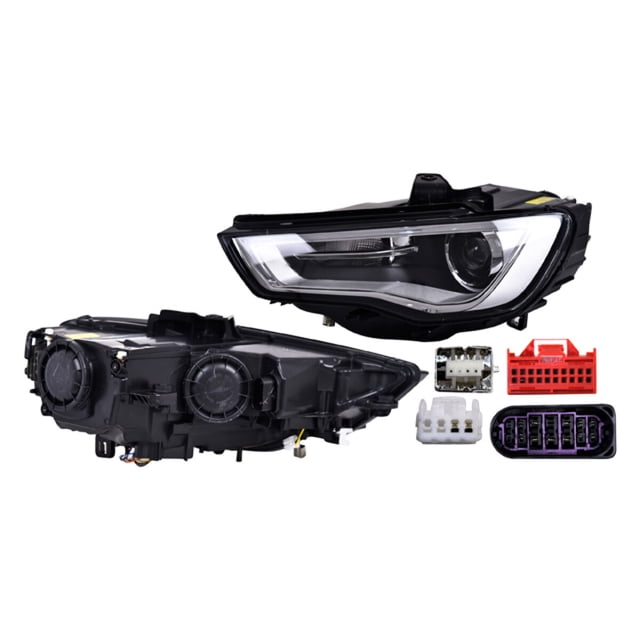 Faro A3 2013 A 2016 Audi Izq Eléctrico C/Motor P/Foco Xenón C/Leds DEPO .