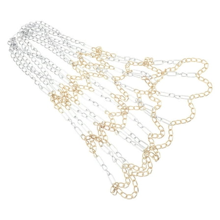 Hemoton  Basketball Hoop with Chain Net Rod Mini Goal Court