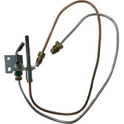 Gas Log Safety Pilot Tube and Thermocouple Assembly for Natural Gas 18" Leads