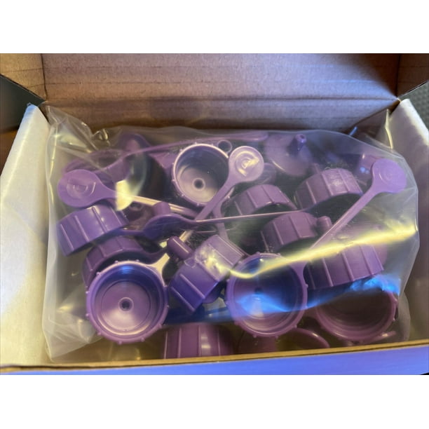 Neomed NeoConnect ENFit Compatible Pharmacy Caps, Size D, 24mm, 25 pc