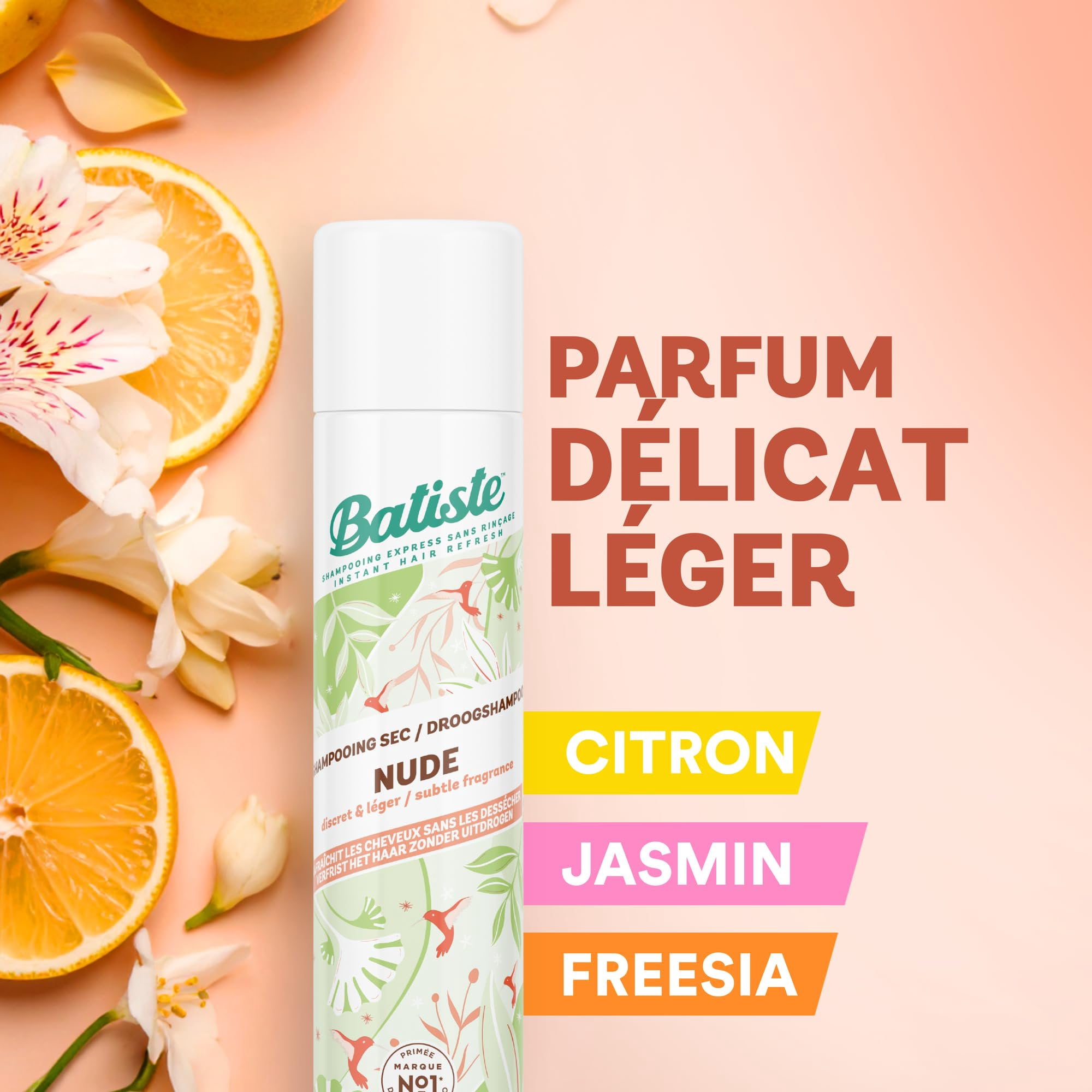 Batiste Shampoo Dry Bare 6.73 Ounce 200ml 2 Pack