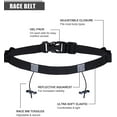 thumbnail image 4 of Lsupdaol 2 Pieces Race Number Belt with 6 Gel Loops for Running Cycling Triathlon Marathon, 4 of 6
