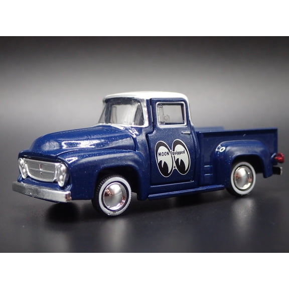 Open Box 1956 56 FORD F100 PICKUP TRUCK MOONEYES 1:64 SCALE DIORAMA DIECAST MODEL CAR