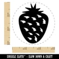 thumbnail image 2 of Strawberry Fruit Doodle Self-Inking Rubber Stamp Ink Stamper - Lime Green Ink - Small 3/4 Inch, 2 of 7