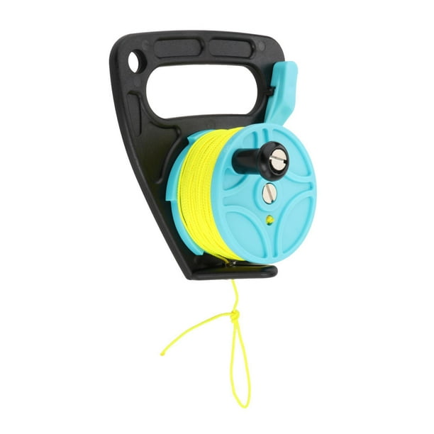 2× Multi Purpose Scuba Diving Reel Gear Handle for Spear Fishing Blue  Yellow 