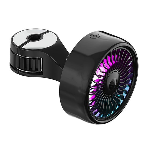 Portable Car Usb Cooling Fan Multi-functional Rear Seat Hook Electric Fan Mini Air Cooler Auto Supplies