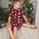thumbnail image 4 of Balery Snowflakes On A Buffalo Plaid Christmas Conjunto de Pijama Infantil de Manga Corta con Estampado – Ropa de Dormir de Algodón Suave-XX-Large, 4 of 6