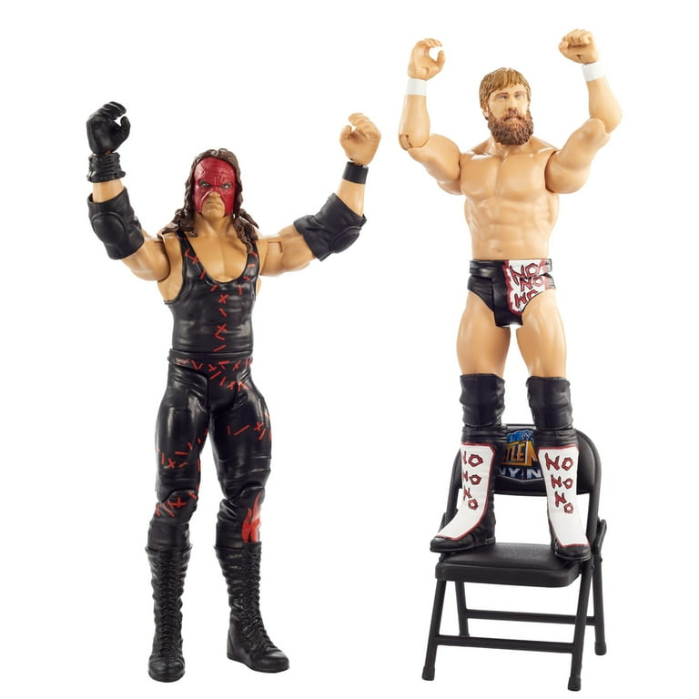 WWE スパイク付き肩パッド フィギュア 2体セット Amazon.com: Mattel WWE Main Event Championship Showdown 2-Pack