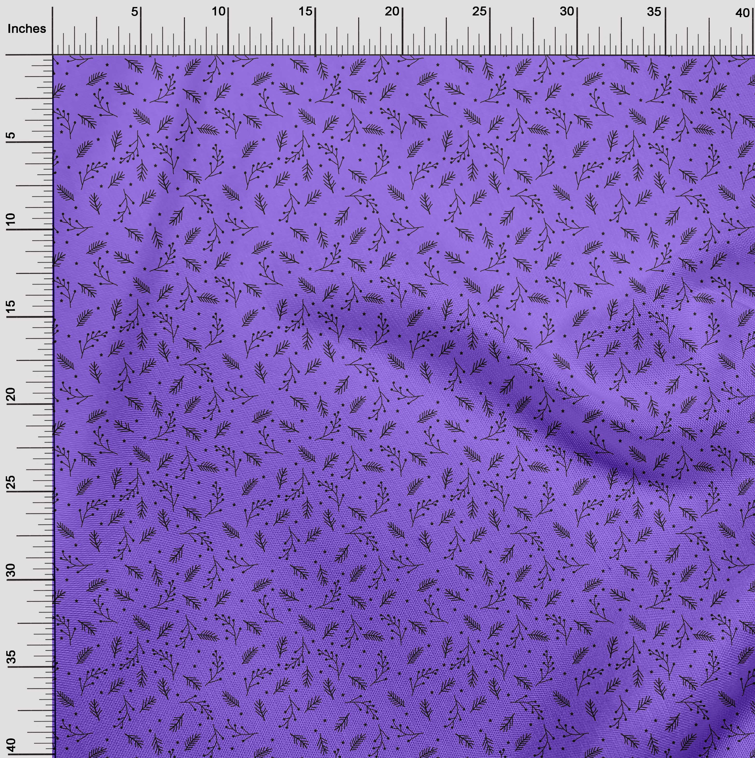 oneOone Cotton Cambric Forest Green Fabric Christmas Fabric For Sewing Printed Craft Fabric By The Yard 56 Inch Wide
