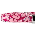 thumbnail image 5 of Country Brook Petz® Pink Sharks Martingale Dog Collar with Premium Buckle, Medium, 5 of 5