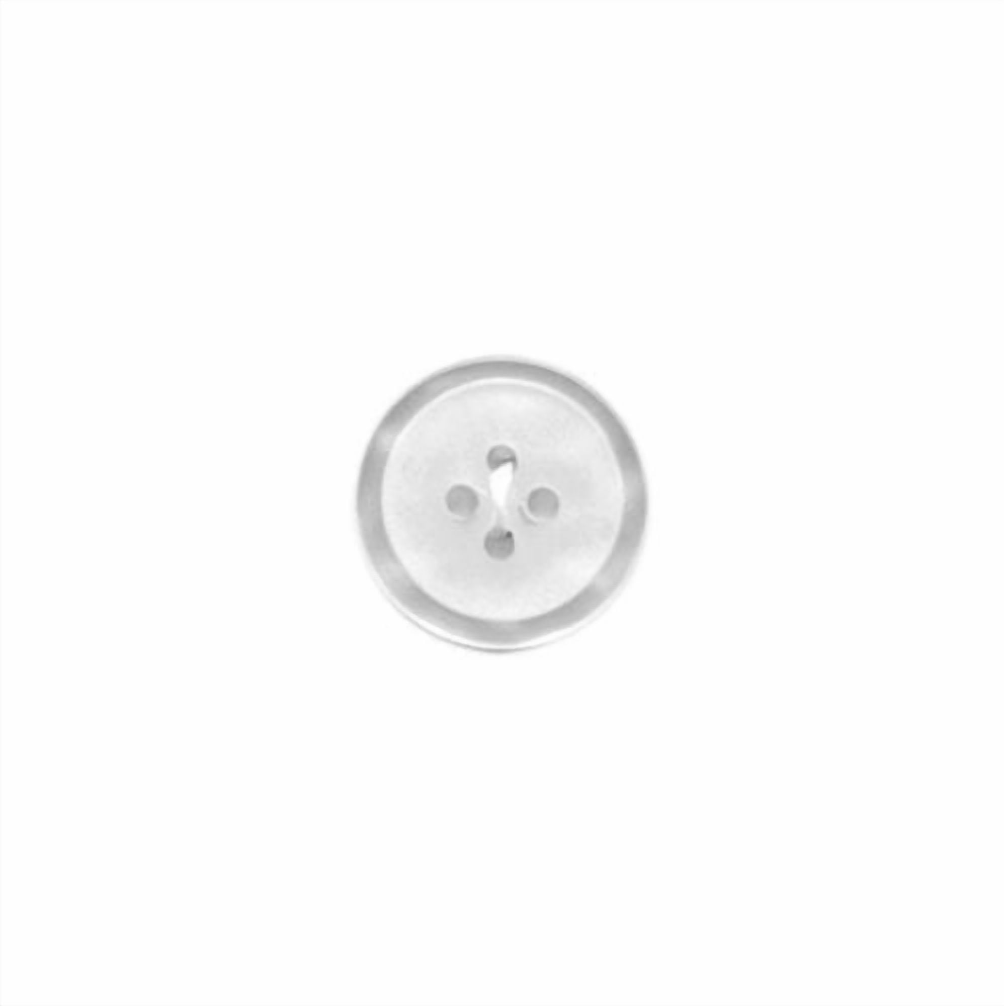 La Vogue 15 mm 4-Hole Button - White, La Vogue buttons and closures offer you the most fashionable and contemporary assortment of styles and colours.