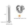 thumbnail image 2 of Tornillos de cabeza de botón con socket 1/4-20x1-3/4", paquete de 20, tornillos de acero inoxidable 304, 2 of 5