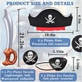 thumbnail image 4 of 18Pcs Pirate Hat Set Party Favors for Kids, Pirate Theme Birthday Party Decoration Toys for Kids, 4 of 7
