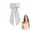 Grey, variant on 2-in-1 Heatless Curling Headband,Fabric Hair Styling Wrap Create curls without heat and without damaging your hair features an elastic fabric band suitable for long, curly hair