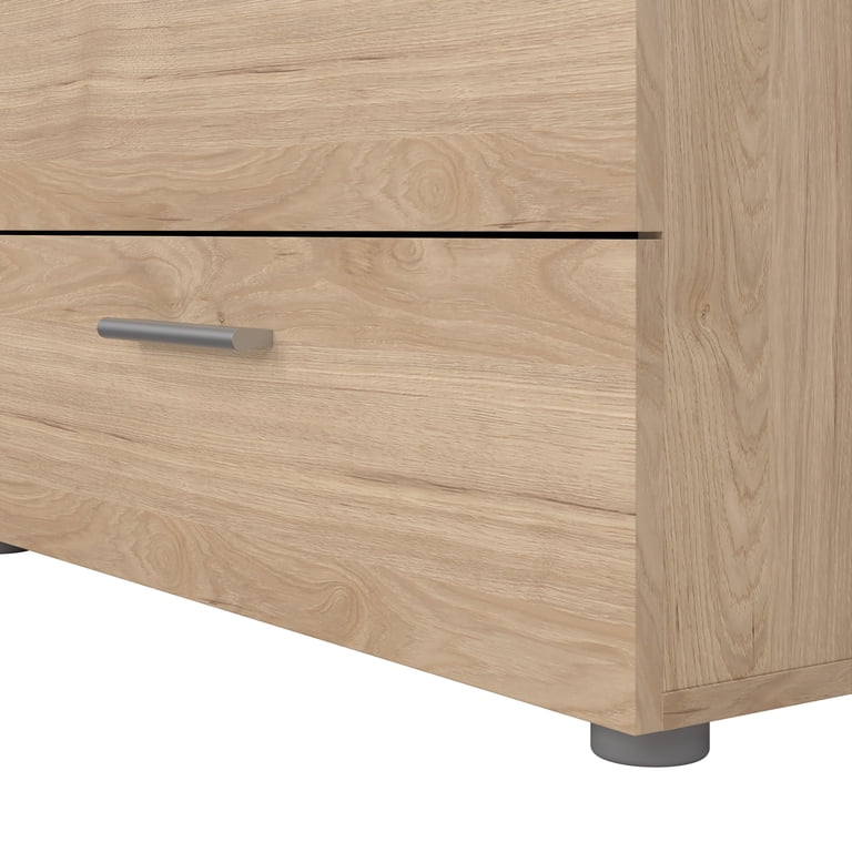 Tvilum Loft 8 Drawer Double Dresser for Adults, Jackson Hickory