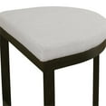 thumbnail image 4 of Pemberly Row 26" Metal and Fabric Counter Stool in Matte Black, 4 of 7