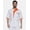 Orange, variant on Men's single breasted white chef coat with green pattern half sleeve new design chef coat size ( xs-6xl)
