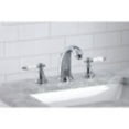 thumbnail image 2 of Kingston Brass KB981APL Widespread Bathroom Faucet, Polished Chrome, 2 of 5