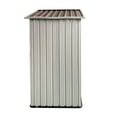 thumbnail image 2 of 5x3 FT Outdoor Storage Shed with Apex Roof, White Garden Tool Shed for Compact Backyard & Patio Organization, 2 of 9