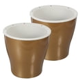 thumbnail image 3 of Miangastore Plant Enthusiasts Large Size Planter Pots Silver 2Pcs 11.8x7.9x4.7In, 3 of 8