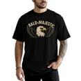thumbnail image 3 of Funny Bald and Majestic Shirt for Men Eagle Dad Joke T-Shirt for Adults Black Shirt Adult Small, 3 of 5