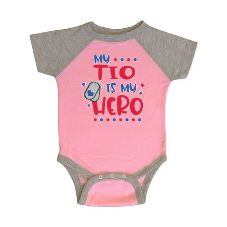 

Inktastic Memorial Day My Tio is My Hero Gift Baby Boy or Baby Girl Bodysuit