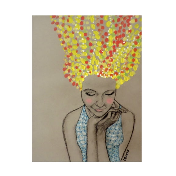 Sylvie Demers 'Miss Sunshine' Canvas Art