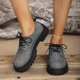 thumbnail image 1 of Xucatan Women's British Style Leather Loafers, Fashion Lace-Up Low Top Shoes with Mid Heel, Comfortable Casual & Dressy Oxfords for Women Gift, 1 of 7