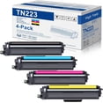thumbnail image 1 of Cartucho de tóner TANFENJR TN223, paquete de 4, CMYK, alto rendimiento, 1 of 7