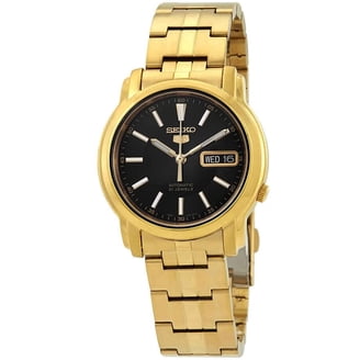 Seiko, Men's Watch, SNKL66, Gold-tone Stainless Steel - Walmart.com