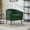 Green, variant on Newest Chenille Accent Chair, Channel Tufted Barrel Chair with Pocket Spring Seat & Metal Legs, Vanity Lounge Chair,Black