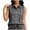 *1-Black, variant on Women's Gingham Button Down Collared Shirt,Plaid Roll Up Sleeve Blouse For Women,Ladies Summer Office Work Top with Pockets,Red,S-2XL