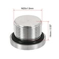 thumbnail image 5 of Uxcell Stainless Steel Inner Hex Head Pipe Plug with Seal Ring M25x1.5mm, 5 of 5