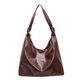 thumbnail image 3 of Bolso de hombro de PU de diseñador con broche 2024 nuevo para mujer, bolso de mano de moda simple y sólido, bolso de mano suave y versátil para desplazamientos diarios, estilo occidental, 3 of 5