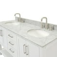 thumbnail image 4 of Ariel S061DCW2OVOWHT Magnolia 60" Free Standing Double Basin Vanity Set - White, 4 of 7