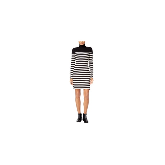 Womens Striped Blouson Dress