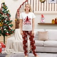 thumbnail image 4 of Norbi Matching Family Pajamas Sets Christmas PJs Short Sleeve Tee Top and Print Plaid Pants Loungewear Holiday PJ's Sets, 4 of 7