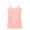 Pink, variant on Women's Cotton Camisole - Adjustable with Frame Bra Stretch Undershirt