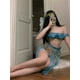 thumbnail image 4 of Vestido de noche erótico travieso Sexy, falda abierta lateral, lencería de cintura alta, falda con abertura, vestidos exóticos, vestido íntimo, 4 of 5