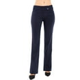 thumbnail image 5 of Made by Olivia Women's Relaxed Boot-Cut Office Pants Trousers Slacks, 5 of 6