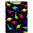 thumbnail image 1 of FMSHPON Cute Colorful Dinosaurs Clipboard Hardboard Wood Nursing Clip Board and Pull for Standard A4 Letter 13x9 inches, 1 of 7