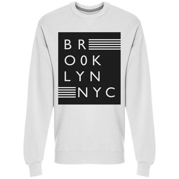 Bro0klyn Nyc Design Sweatshirt Men -Image by Shutterstock, Male XX-Large