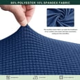 thumbnail image 3 of CHUN YI 1 Piece Cushion Cover Spandex Stretch Textured Grid Box Cushion Seat Slipcover, 3 of 6