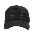 thumbnail image 2 of yuqude Independence Day Hat Unisex Classic Cotton Adjustable Baseball Cap, Low Crown Plain Hat for All Seasons Outdoor Wear Blue,One Size, 2 of 3