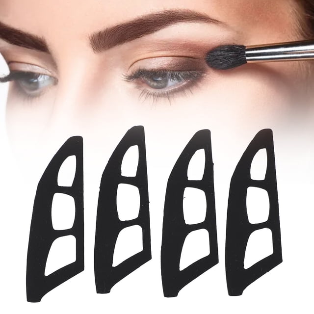 Shadow Shadow Shaper, Plantilla de Sombra de Ojos Ligero 4pcs Resistencia a la Lágrima para el Salón de Belleza en el HOGAR